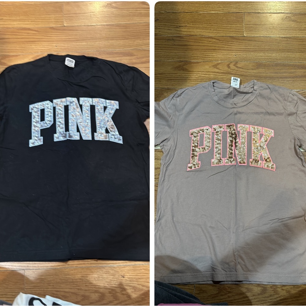2 Vs PINK shirts